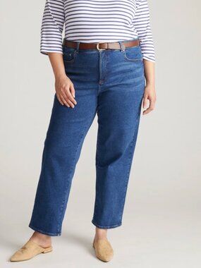 NWT - UNIVERSAL STANDARD - Etta High Rise Straight Leg Jeans SIZE 24